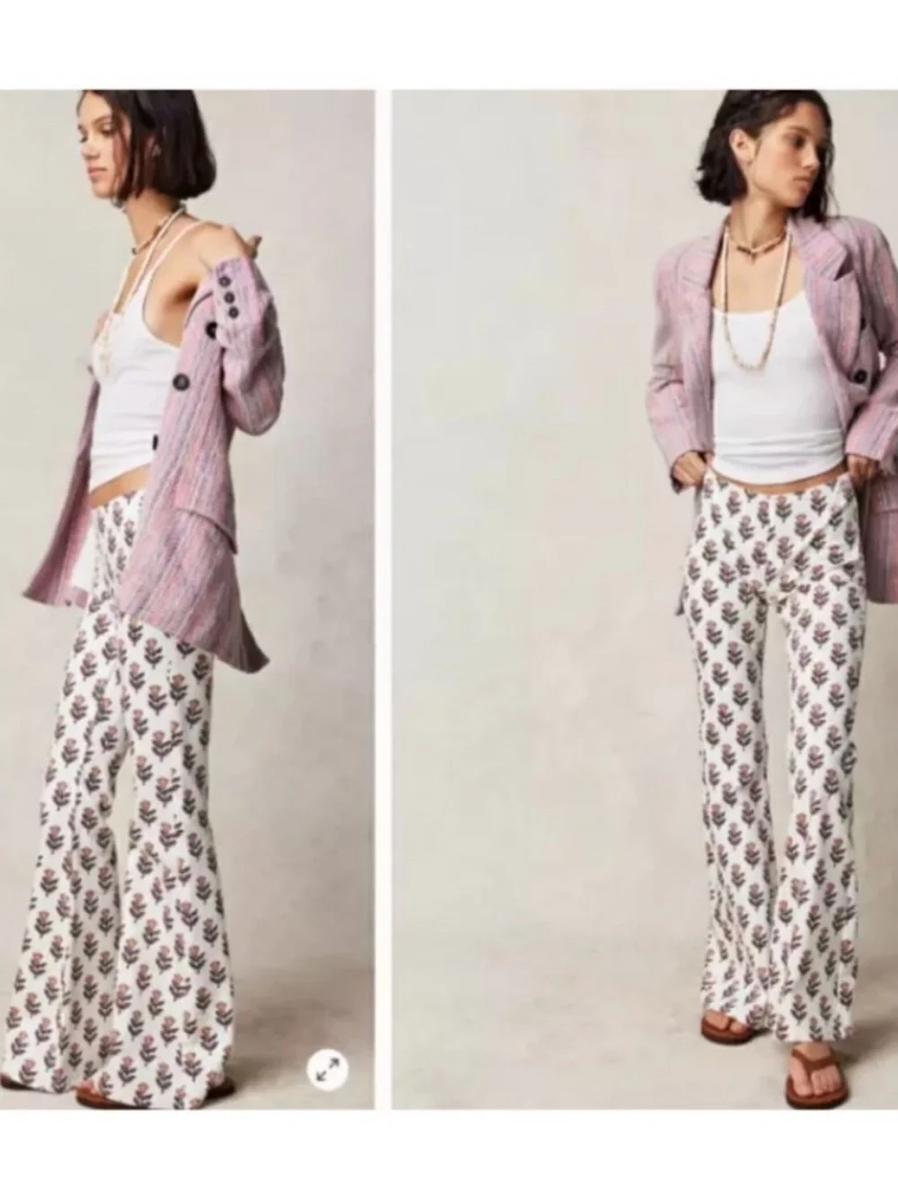 WE THE FREE Penny Pull On Printed Flare Terracotta Tulip 26